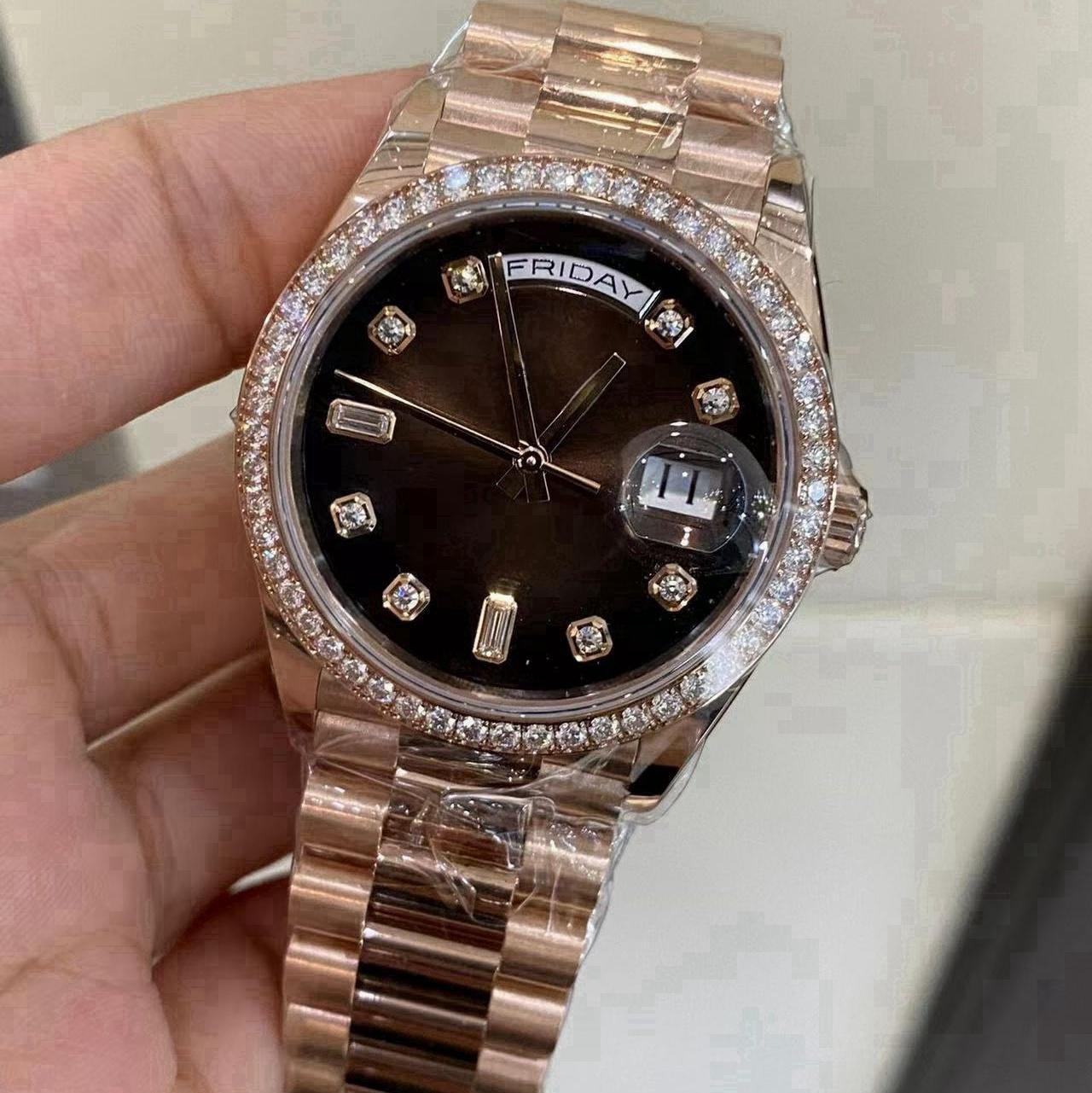 Best Selling 18k Gold Watch Case Luxury Waterproof Design 2025