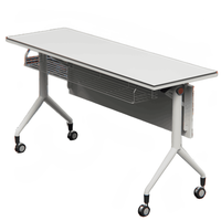 Table de conférence moderne multifonctionnelle en panneaux de bois durables pour le bureau, l'école et l'hôpital