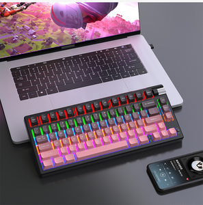 KG75 迷你游戏键盘 防泼溅 即插即用 RGB 多功能机械键盘 适合移动笔记本电脑使用 - Product Image 6