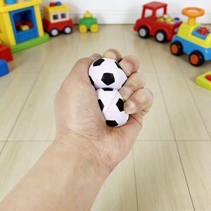 Wholesale Pu Soccer Stress Ball With Custom Logo Silk Screen Printed for <b>Anxiety</b> Relief Squeeze <b>Toy</b> Promotional Gift - Product Image 2