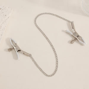 Jouets sexuels pour couples, pinces à tétons réglables pour adultes, pinces à tétons non-percées, clip pour le sein, produit érotique - Product Image 5