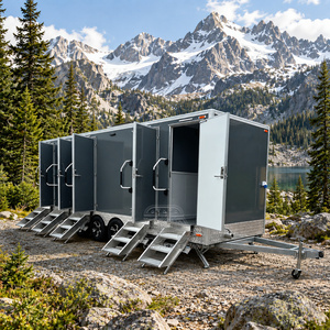 Salle de bain préfabriquée WC, douche extérieure avec toilettes, salle de bain préfabriquée extérieure, toilettes de camping, toilettes portables de camping de qualité supérieure - Product Image 3