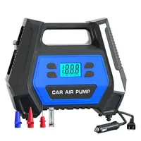 ACDC-Mini compresseur d'air électrique à main 12V/240V, gonfleur de pneu avec moniteur de pression des pneus, lumière LED, pompe à air pour voitures