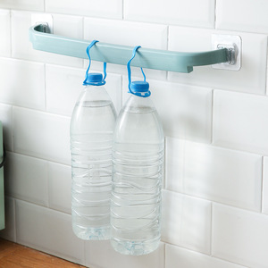 2026 New Household Self-adhesive Towel Rack Plastic <b>Wall</b>-<b>mounted</b> Home Bathroom Frame Adhesive Simple Bathroom <b>Shelf</b> - Product Image 5