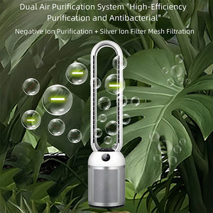 家庭用ポータブルVantilator空気循環ファン低騒音無刃タワーファンスマート電気冷却ファン - Product Image 5