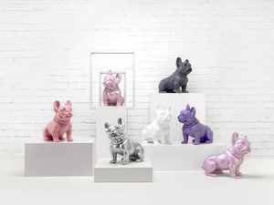 Kevin3 Série <span class=keywords><strong>Assis</strong></span> Pose Coloré En Plastique Mignon Bouledogue Français <span class=keywords><strong>Chien</strong></span> Mannequin Fenêtre Décoration Affichage <span class=keywords><strong>Chien</strong></span> Modèle - Product Image 2