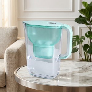 Carafe filtrante à eau chaude et froide à large ouverture avec couvercle magnétique, filtre à charbon actif intégré, 3,6 L - Product Image 1