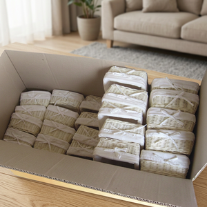 Rattan Eco-Friendly <b>Basket</b> for Clothing Promotion <b>Gift</b> Packing by Nivia - Product Image 3