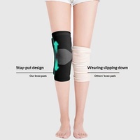Genouillère légère et respirante en tricot 3D avec compression et soutien, protection complète pour hommes et femmes, idéale pour le sport, le fitness et la course à pied