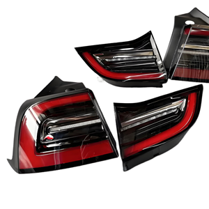 Xlepa OEM LED Đèn đuôi cho Tesla mô hình 3 Hot Bán Tự động dừng ánh sáng với ống kính màu đỏ New trái/phải phía sau 1077399-00-d 1077400-00-c - Product Image 2