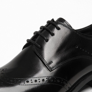 Zapatos Oxford de Cuero Auténtico de Reserva con Correa Ajustable y Soporte Estable, Zapatos Casuales para Hombre, Zapatos de Vestir - Product Image 4
