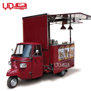 गर्म बिक्री सस्ते मिनी इलेक्ट्रिक Piaggio बंदर आइसक्रीम ट्रक मोबाइल खाद्य खड़े विक्रेता गाड़ी - Product Image 2
