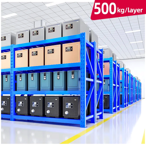 <span class=keywords><strong>Étagère</strong></span>s et rayonnages de stockage multifonctionnels en acier robuste sans boulons pour entrepôt - Product Image 5