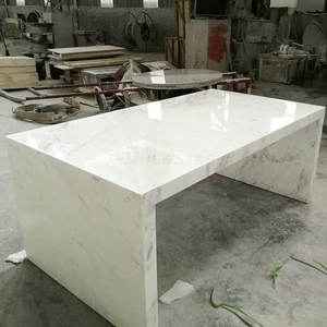 Table à manger personnalisées en marbre, livraison gratuite, <span class=keywords><strong>6</strong></span> places, intérieur en pierre, verine - Product Image 2