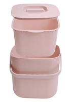 Type couvercle en plastique de petite taille poubelle à ordures poubelle sanitaire cuisine bac à composter cuisine seaux à déchets avec crépines
