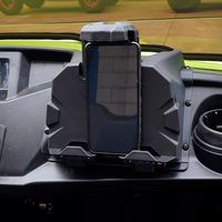Support d'appareil électronique Yongjin, support de téléphone GPS, support de tablette avec boîte de rangement supplémentaire pour Honda Pioneer 520 2021 2022 2023