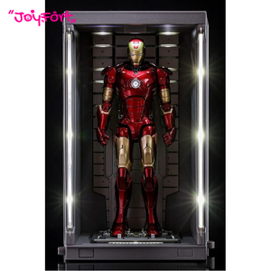 Figurines d'action Marvel Iron Man <span class=keywords><strong>de</strong></span> ZD Toys, armure lumineuse, vitrine d'exposition, échelle 1/10 pour figurine miniature <span class=keywords><strong>de</strong></span> collection - Product Image 3