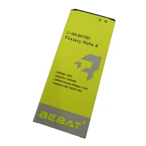 EB-BN916BBC oem bateria do telefone móvel para Samsung Galaxy Note4 N9100 substituição da bateria