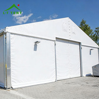 Tente d'entrepôt industrielle, structure de travail mobile temporaire en plein air, tentes de chantier, entrepôt en aluminium, marquise de stockage