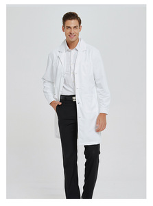 Camice da Laboratorio Unisex di Alta Qualità, Elastico, Senza Cuciture, con Tecnologia Needle-Detecting, a Maniche Lunghe e Corte, per Medici, Infermieri e Dottori - Product Image 5