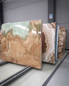 แผ่นควอตซ์เคลือบเงาออกแบบอย่างเรียบง่ายสำหรับสำนักงานห้องพักและโต๊ะประชุมแผ่นหิน - Product Image 4