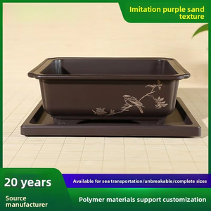 Maceta de Bambú con Diseño Floral de Aves al Estilo <span class=keywords><strong>Chino</strong></span>, de Zisha Henan, para Bienvenida de Invitados, Venta al Por Mayor de Fábrica Lebao - Product Image 2