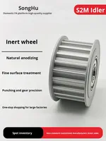 Poulie de synchronisation SH-AHTF40S2M040-5 en aluminium OEM S2M60 à dents, roue tendeuse de guidage réglable