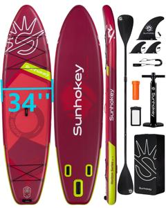 จีนผลิตบอร์ดซัพแบบเป่าลม เชื่อมด้วยความร้อน SUP 11'*34''*6'' บอร์ดยืนพายสำหรับครอบครัว รุ่น SH03/5 แบบเป่าลม - Product Image 1
