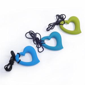 SGS comida grado orgánico calmar nueva venta al por mayor bebé <span class=keywords><strong>mordedor</strong></span> anillo de corazón de silicona <span class=keywords><strong>mordedor</strong></span> - Product Image 5