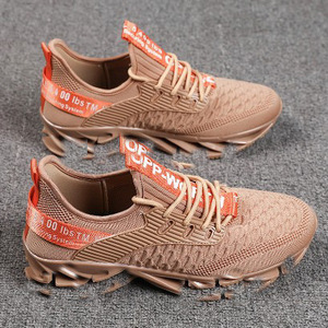 Chaussures <span class=keywords><strong>de</strong></span> course pour hommes à semelle Blade, respirantes en maille tricotée, amorties, pour la gym et le quotidien - Product Image 4