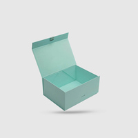 Caja de Regalo Magnética Plegable Personalizada con Cinta, Caja Magnética Plegable para Empaque, Caja de Regalo Magnética Negra Mate con Logotipo Personalizado