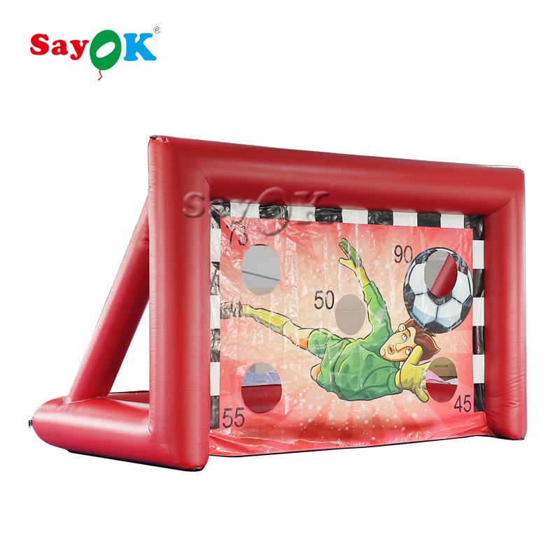Juego de tiro inflable de fútbol