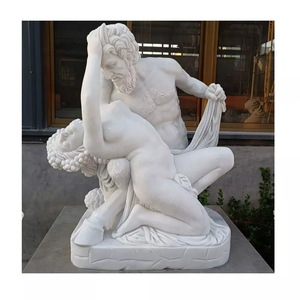 Estatuetas de mármore, venda quente de decoração para casa, tamanho de vida, estátua grega, mulheres e homem, esculturas de mármore - Product Image 5