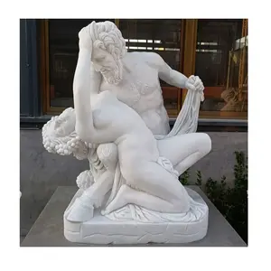 Decoración del hogar para mujeres y hombres, estatuas griegas de tamaño real, esculturas de mármol desnudas, gran oferta