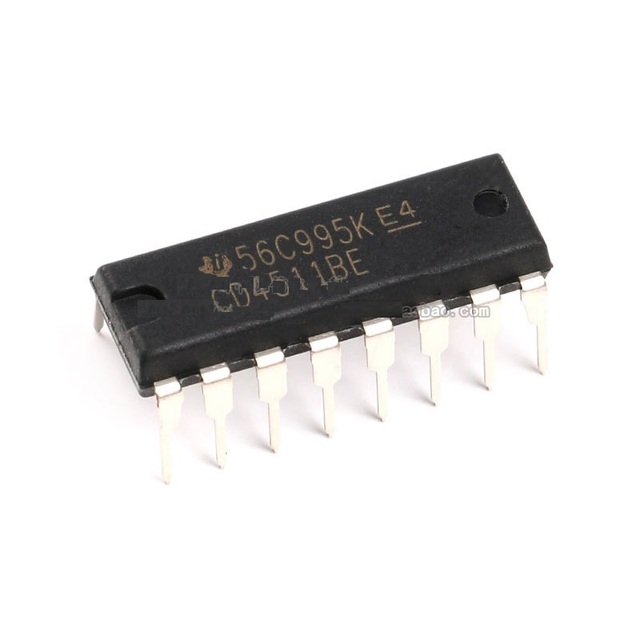 New Original Hot sales Integrated Circuits Microcontroller LED Driver IC Chip LED Display Drivers CD4511BE DIP-16 Good Quality Authentic