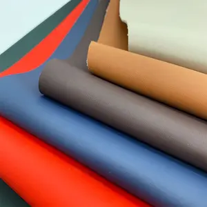 Napa Sintetis Terbaik 1Mm Kulit PVC Tahan Gores PVC Kulit Imitasi Palsu untuk Kasur Sofa Pelapis Interior Mobil Laut