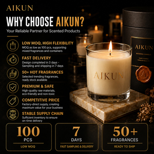 AIKUN Fournisseur en gros de bougies parfumées à mèche unique dans un pot en céramique blanc pour l'aromathérapie, les chambres <span class=keywords><strong>d</strong></span>'hôtel, les spas et les salons - Product Image 5