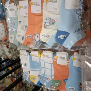Chaussettes Fines en Coton pour Enfants, Couleur Unie, Motif Dessin Animé, Ensemble Cadeau Vêtements d'Été pour Nouveau-Né - Product Image 6