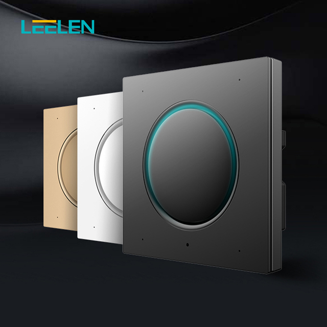 LEELEN P10 Tuya Smart Home Product IP30 PC 4 Gang Switch Zigbee Smart Light Switch with Voice Control