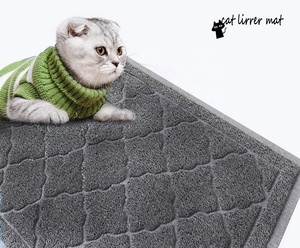 Tapis de litière carré en PVC souple anti-dérapant imperméable de haute qualité Tapis de nettoyage intérieur portable - Product Image 2