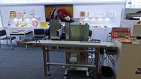 Printer Makanan Digital Otomatis Foodart Flatbed dengan Tinta Edible untuk Head L1800, Kecepatan 20m/menit, Resolusi 600dpi untuk Label Makanan