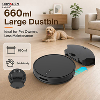 Robot Vacuum Cleaner OEM S12R, Penyedot Debu dan Penyapu 2-in-1, Kering, Pintar, Rumah Tangga, Motor Tanpa Sikat, Daya Tahan Hingga 120 Menit, Dikendalikan Lewat Aplikasi