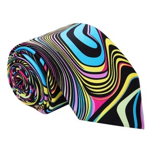 Cravate en polyester respirant de haute qualité, 8 cm, multicolore, imprimée par transfert thermique 3D, durable, avec logo personnalisé, nouveau style classique, formelle pour homme - Product Image 6