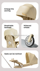 Hot bán điện xe đẩy em bé thông minh có thể gập lại xách tay bánh xe điện xe đẩy em bé với giấy chứng nhận - Product Image 4