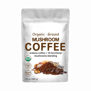 BIOCCHN OEM Hongo Café en polvo Suplemento orgánico para el cerebro Extracto de hongo Potenciador de memoria Energía Hongo Café instantáneo - Product Image 2