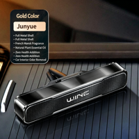 Diffuseur d'air de luxe en alliage pour grille d'aération de voiture, parfum longue durée pour voiture, accessoires désodorisants pour l'intérieur de la voiture