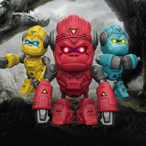 Figura d'Azione Elettronica in Metallo Pressofuso con Suoni e Luci, Modellino Mini King Kong Meccanico Orangutan Violento per Bambini - Product Image 2