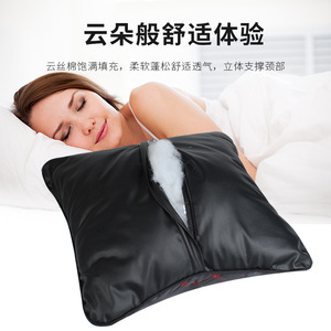 Support lombaire pour voiture, coussin de siège carré ergonomique 28x28 cm pour toutes les saisons - Product Image 5