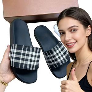 2025 New Summer Leather Flat Casual Shoes Luxury Designer Shoes Men's Slippers Women's Slipper Outdoor Beach Walking Style Shoes - Product Image 1