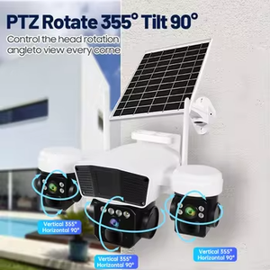 HIKWIFI Caméra de surveillance multi-objectifs Carte <span class=keywords><strong>SIM</strong></span> solaire 4g Okampro IP66 Caméra solaire de stockage en nuage étanche 4g Tarjeta <span class=keywords><strong>Sim</strong></span> - Product Image 5